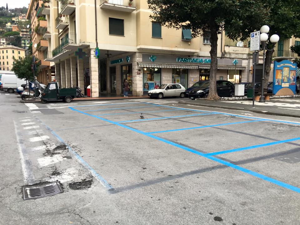 I parcheggi di Recco a disposizione dei visitatori di Euroflora