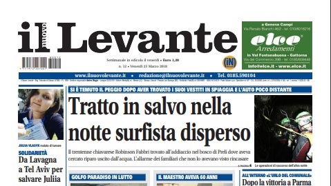 Inchieste, approfondimenti e interviste su Il Nuovo Levante da oggi in edicola