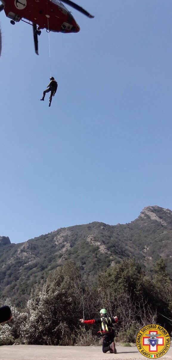 Soccorso sul monte di Portofino