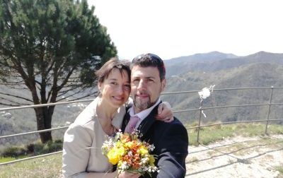 Paola e Rosario primi sposi sul Monte Cornua