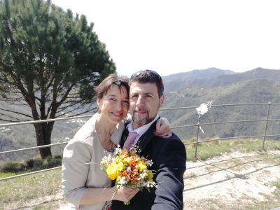 Paola e Rosario primi sposi sul Monte Cornua