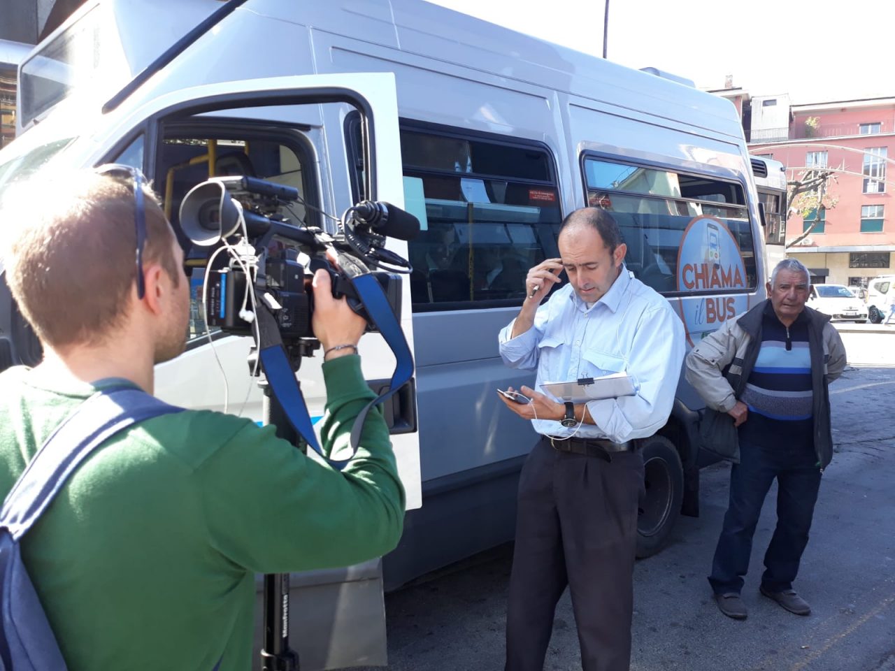 Recco Chiama bus, l’autista amico di tutti intervistato dalla Rai