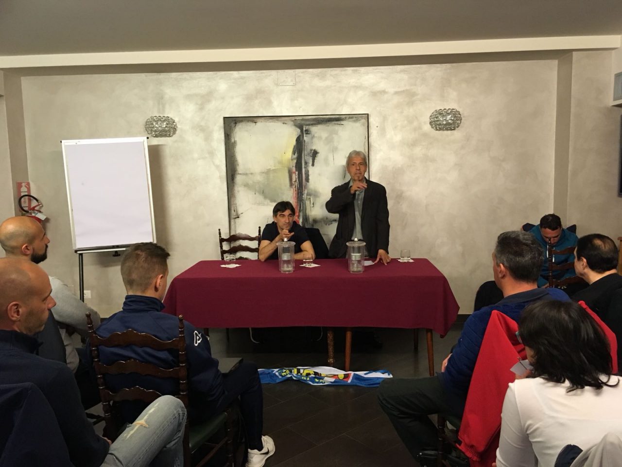 Ieri sera incontro tra Ivan Jurić e gli allenatori del Tigullio