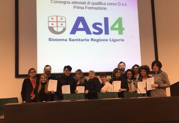 Consegnati i meritati (e sudati) diplomi ai nuovi operatori socio sanitari