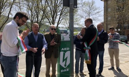 Inaugurazione del 4° defibrillatore a Caperana