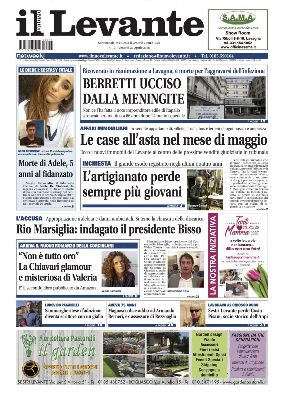 Inchieste, approfondimenti e interviste su Il Nuovo Levante da oggi in edicola