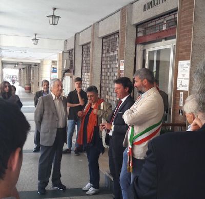 Taglio del nastro per la sezione Anpi
