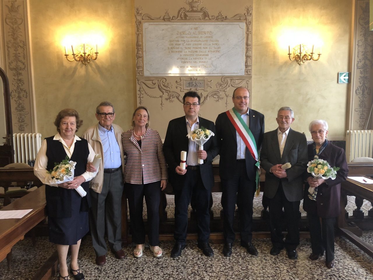 Nozze d’oro a Chiavari, stamane festa per due coppie