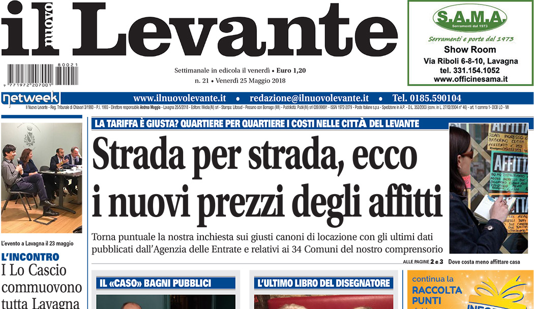 Inchieste, approfondimenti e interviste su Il Nuovo Levante da oggi in edicola