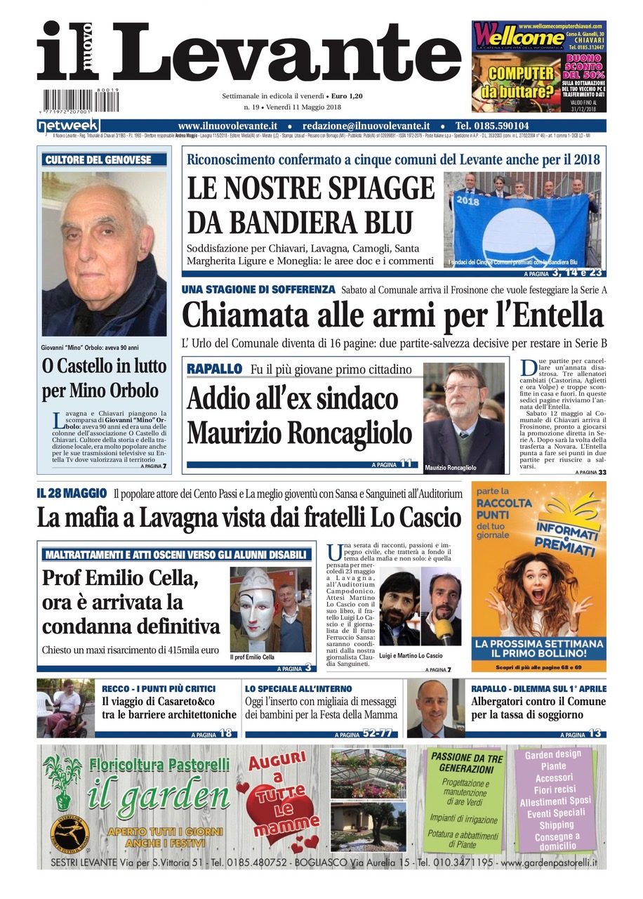 Inchieste, approfondimenti e interviste su Il Nuovo Levante da oggi in edicola