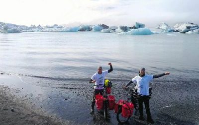 L'avventura di Carocci e Patrone in bici verso l’Islanda