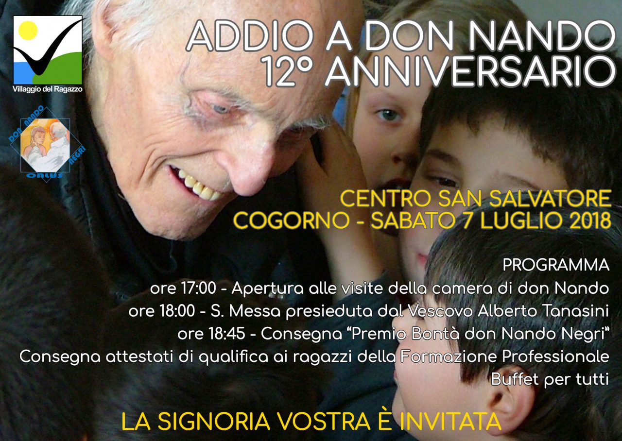 Addio a don Nando, 12esimo anniversario
