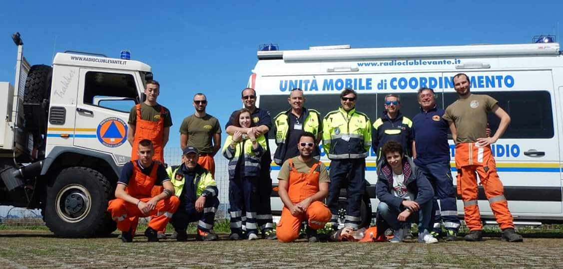 Il Radio Club Levante a Roma per ricevere la Benemerenza