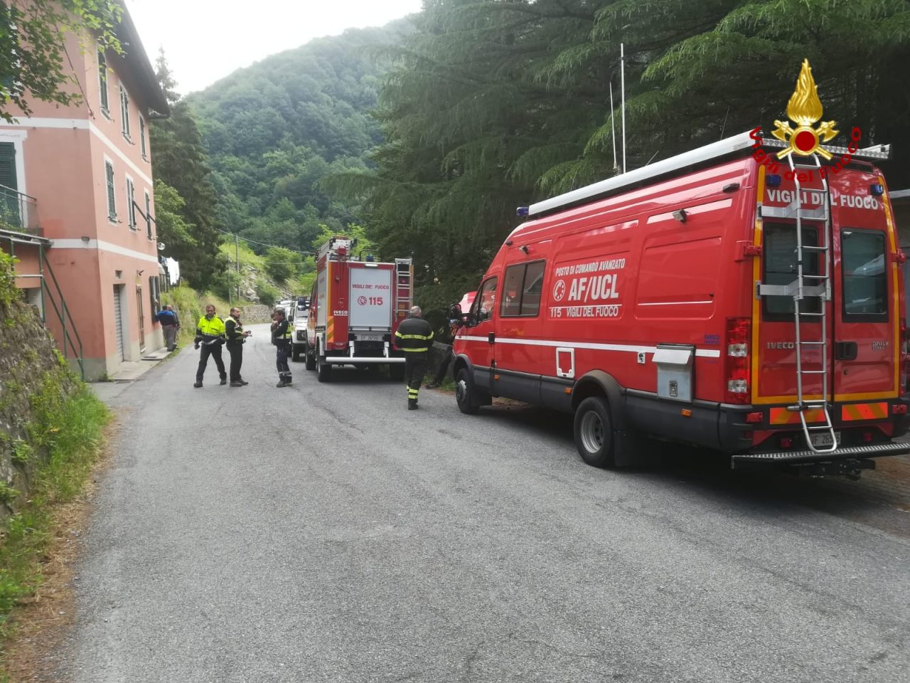Disperso a Montoggio, in corso le ricerche