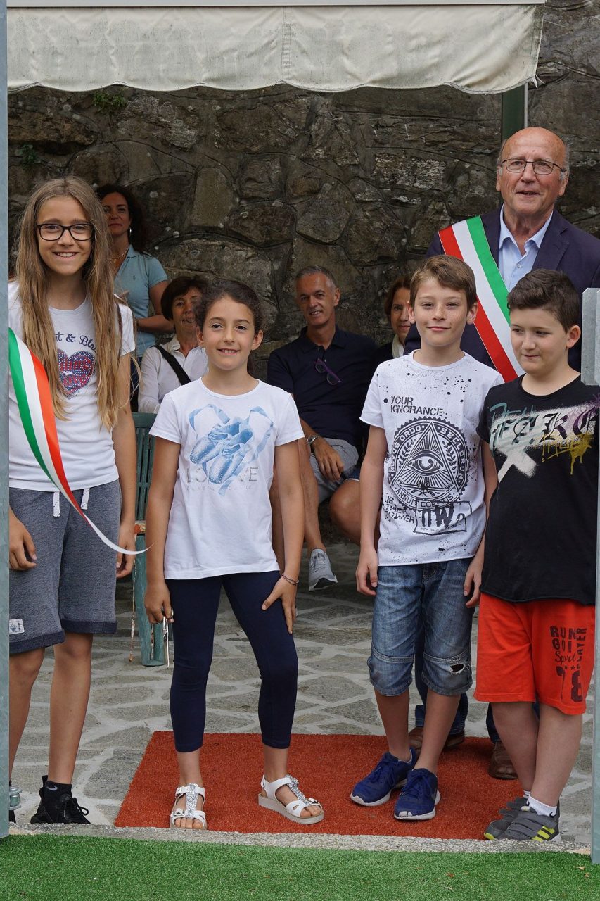 Inaugurazione del nuovo campo da tennis a Zoagli