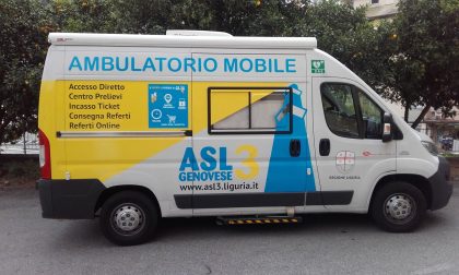 Ambulatorio mobile Asl 3, l'orario di settembre