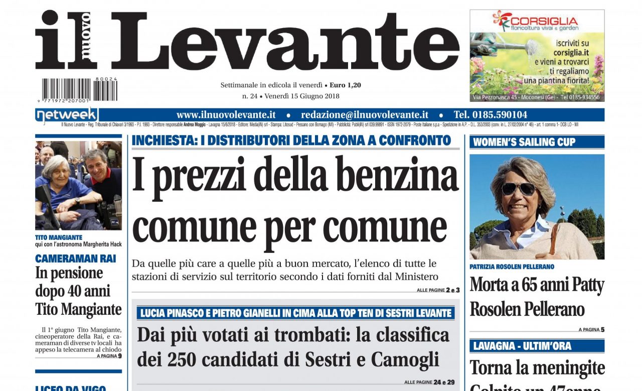 Inchieste, approfondimenti e interviste su Il Nuovo Levante da oggi in edicola