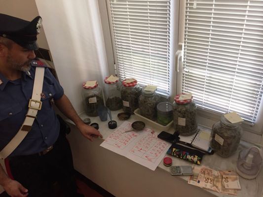 Trovato con 1.3 Kg di Hashish, arrestato