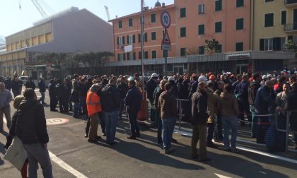 Incidente mortale a Sestri Ponente, oggi sciopero anche a Riva Trigoso