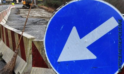 Torriglia, cedimento stradale a Badaracchi, senso unico alternato sulla Sp 62