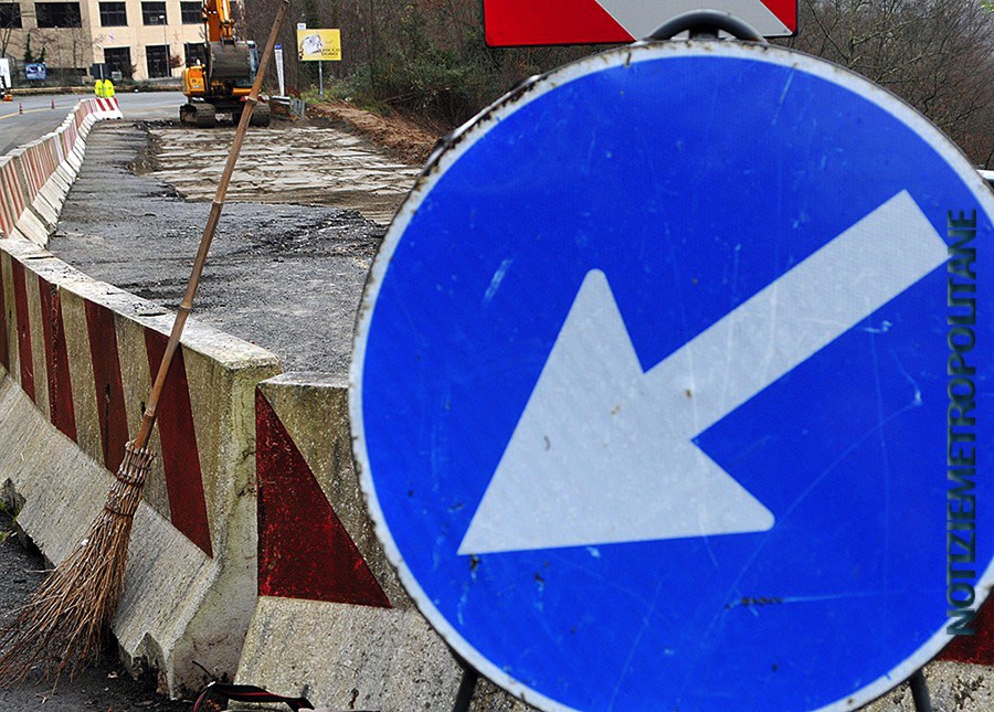 Torriglia, cedimento stradale a Badaracchi, senso unico alternato sulla Sp 62