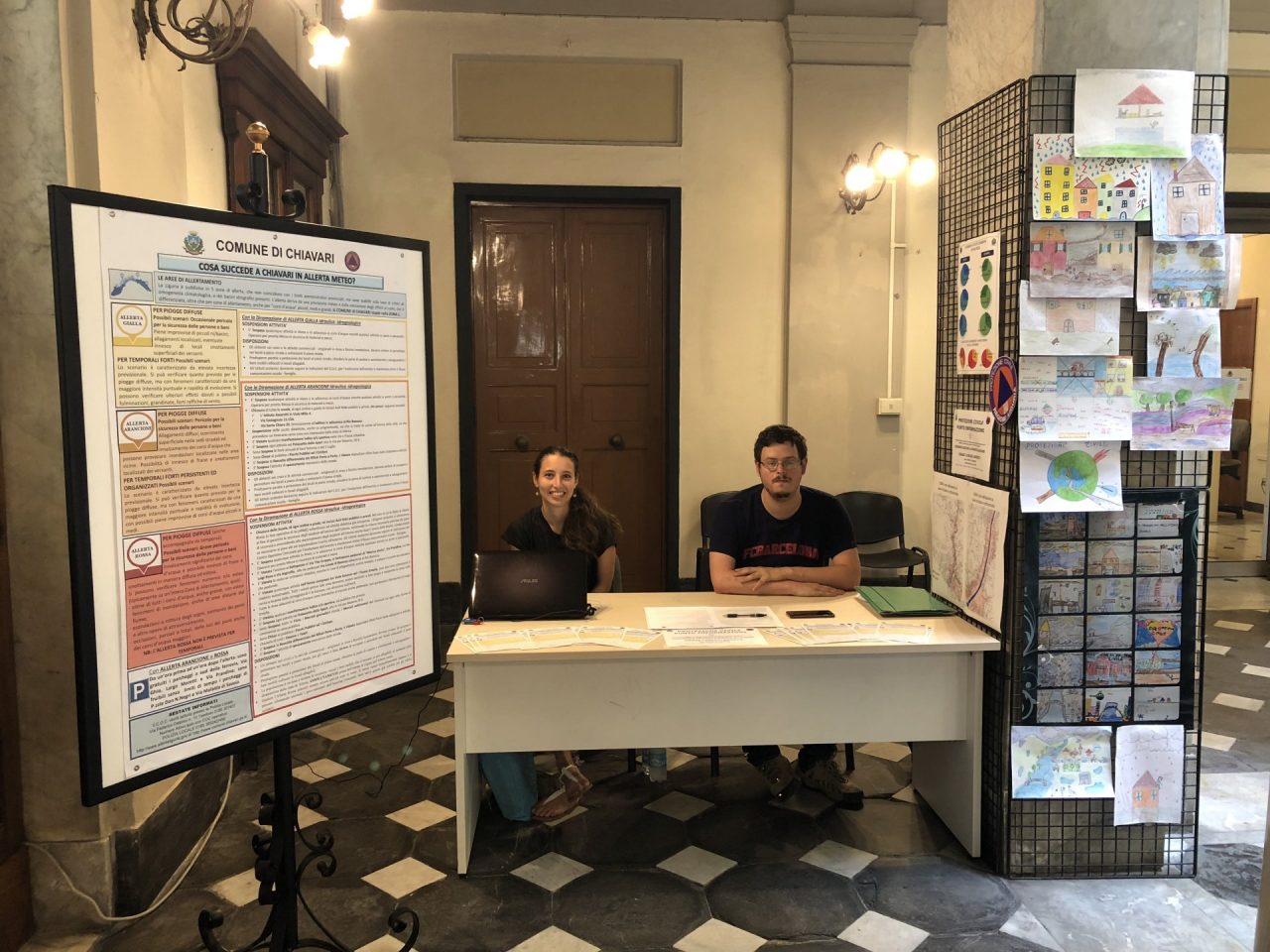 Chiavari, attivo il nuovo Info point di protezione civile per il censimento