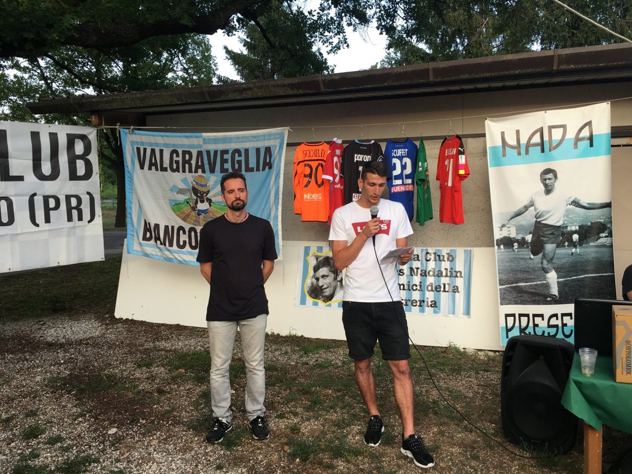 Andrea Paroni e la serata solidale a Bertiolo