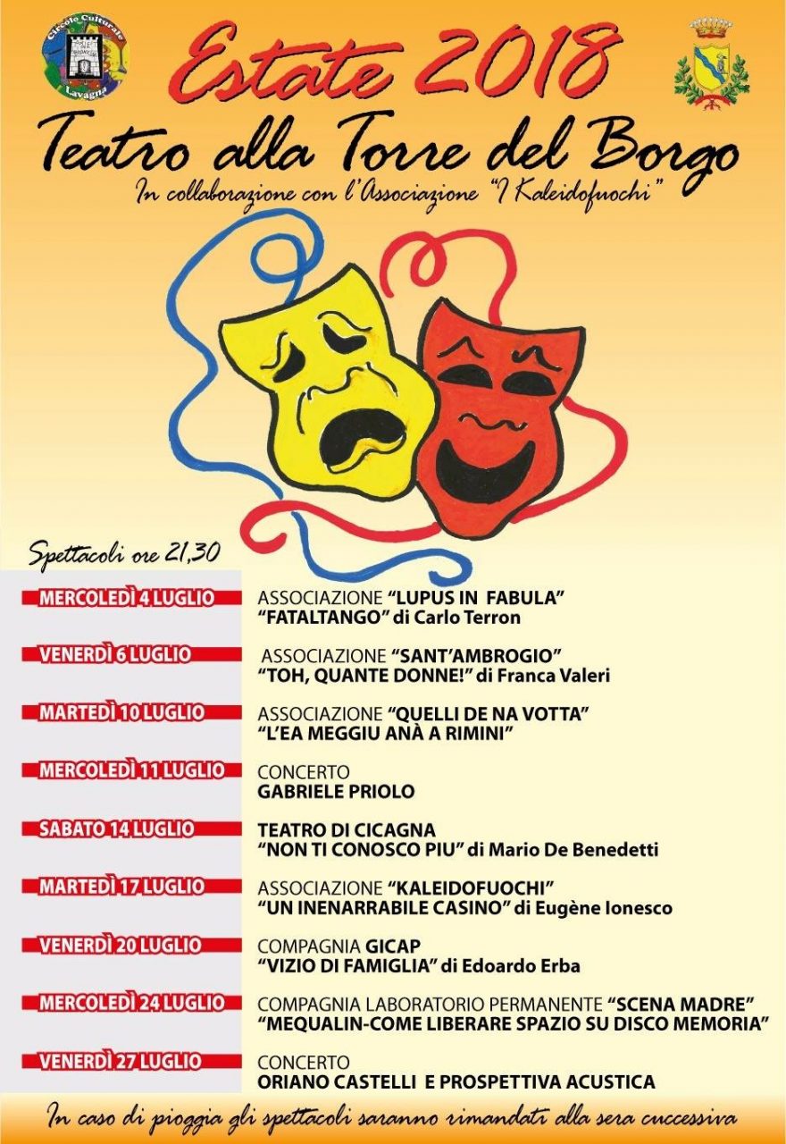 Eventi ai giardini della Torre del Borgo