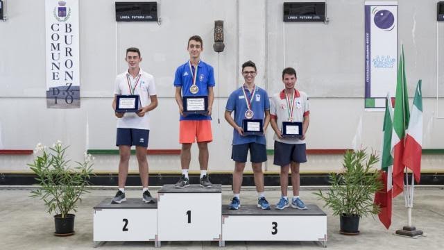 Campionati Italiani di Bocce, Matteo Cefeo ottiene un onorevole terzo posto