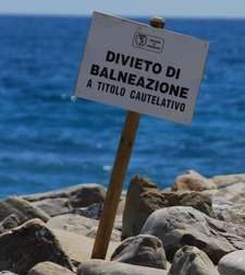 Rapallo, divieto di balneazione dopo i controlli Arpal