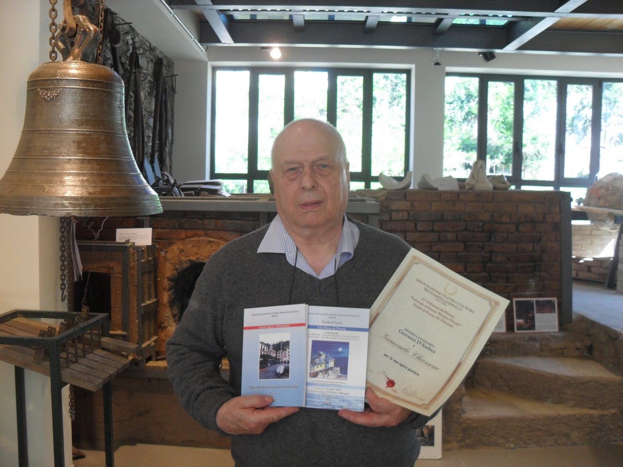Premio Poesia: riconoscimento a Giancarlo Chiossone