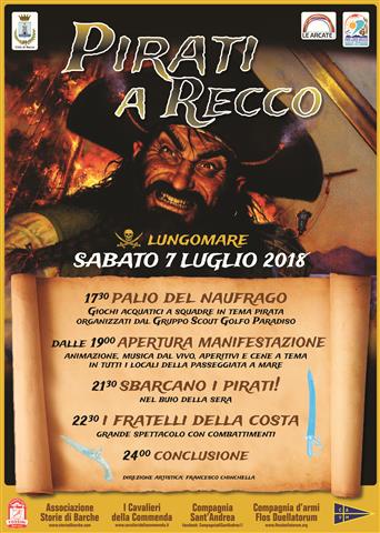 I pirati approdano a Recco