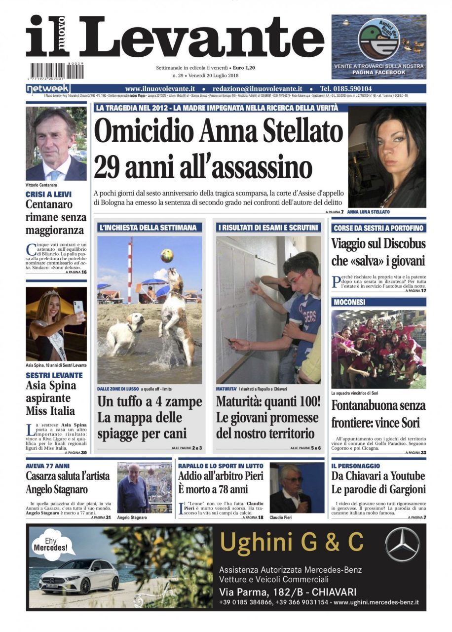 Inchieste, approfondimenti e interviste su Il Nuovo Levante da oggi in edicola
