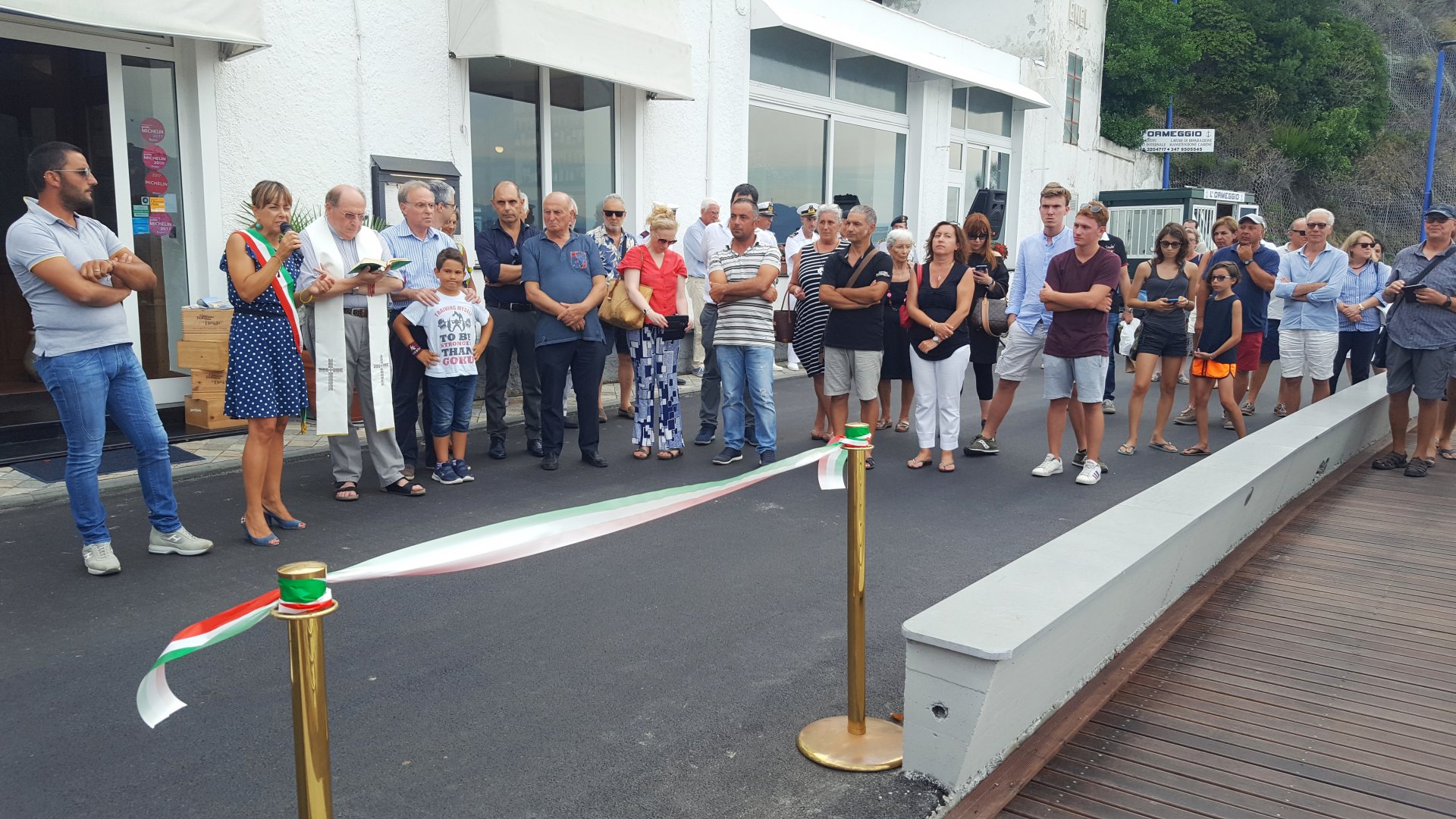 3.08.2018 Inaugurazione passerella porto 1
