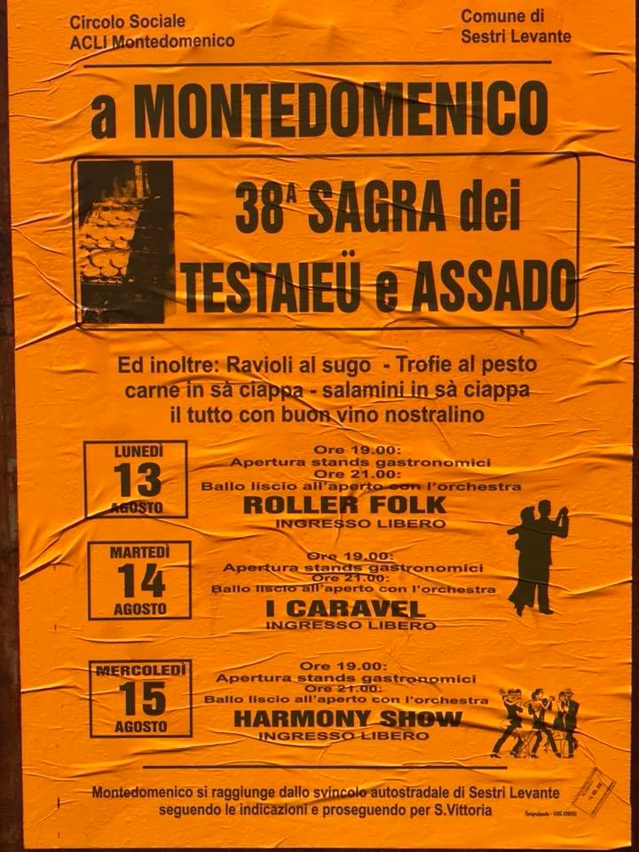 La sagra a Montedomenico si farà, un minuto di silenzio e incasso in beneficenza