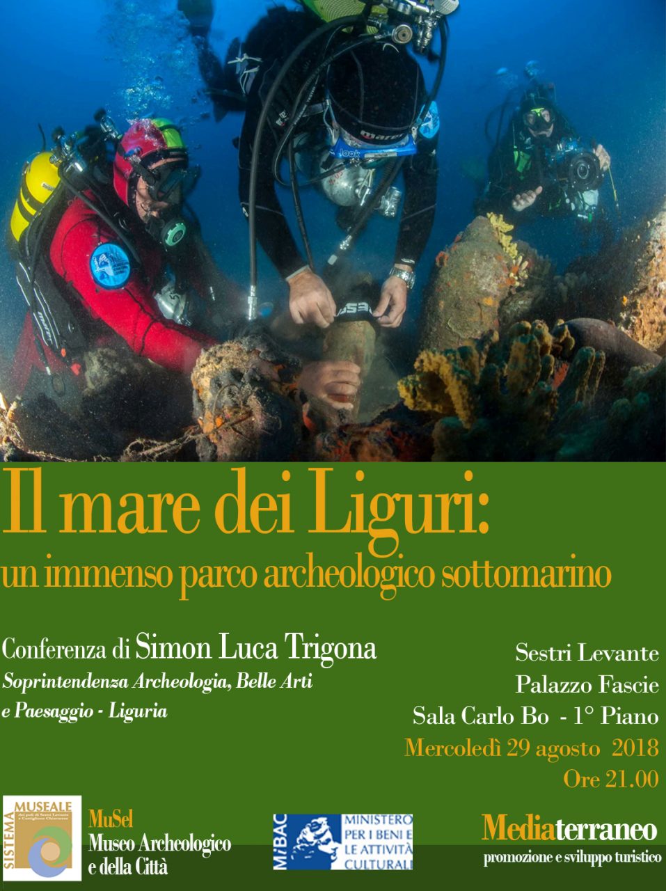 Il mare dei Liguri: un immenso parco archeologico sottomarino