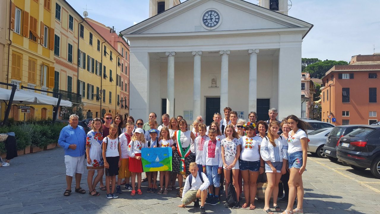 Oggi l’amministrazione comunale di Sestri Levante ha accolto i bambini di Chernobyl