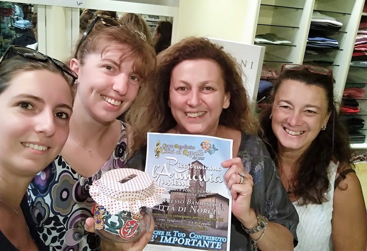 La Banda di Rapallo in aiuto della “sorella” di Norcia