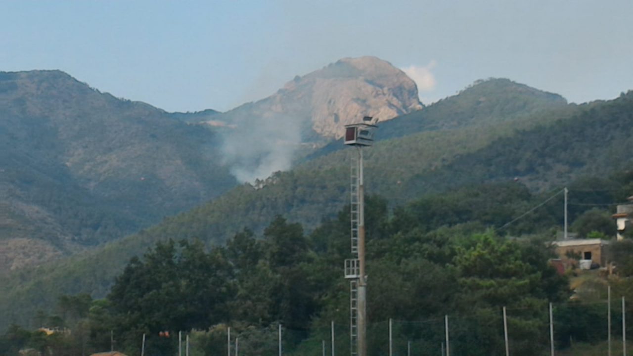 Incendio anche a Cardini a Casarza Ligure