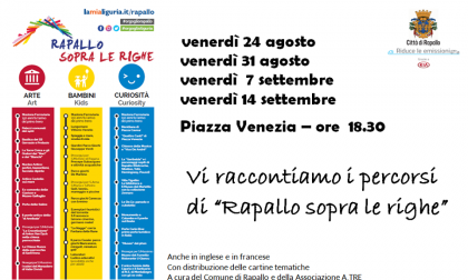 Al via gli incontri per illustrare i percorsi dell'iniziativa "Rapallo sopra le righe"
