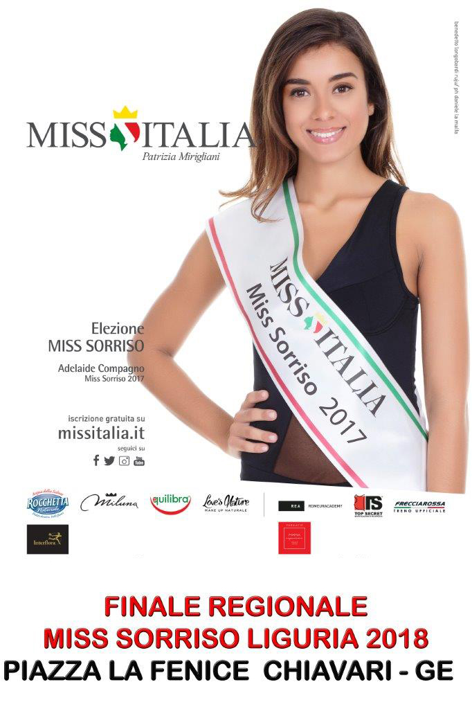 Martedì a Chiavari Miss Sorriso Liguria