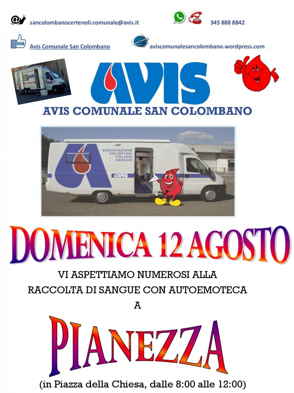 Cicagna, domenica raccolta di sangue