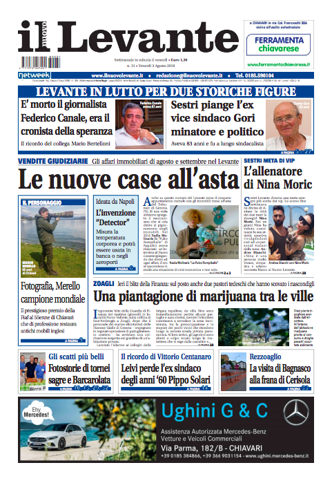 Inchieste, approfondimenti e interviste su Il Nuovo Levante da oggi in edicola