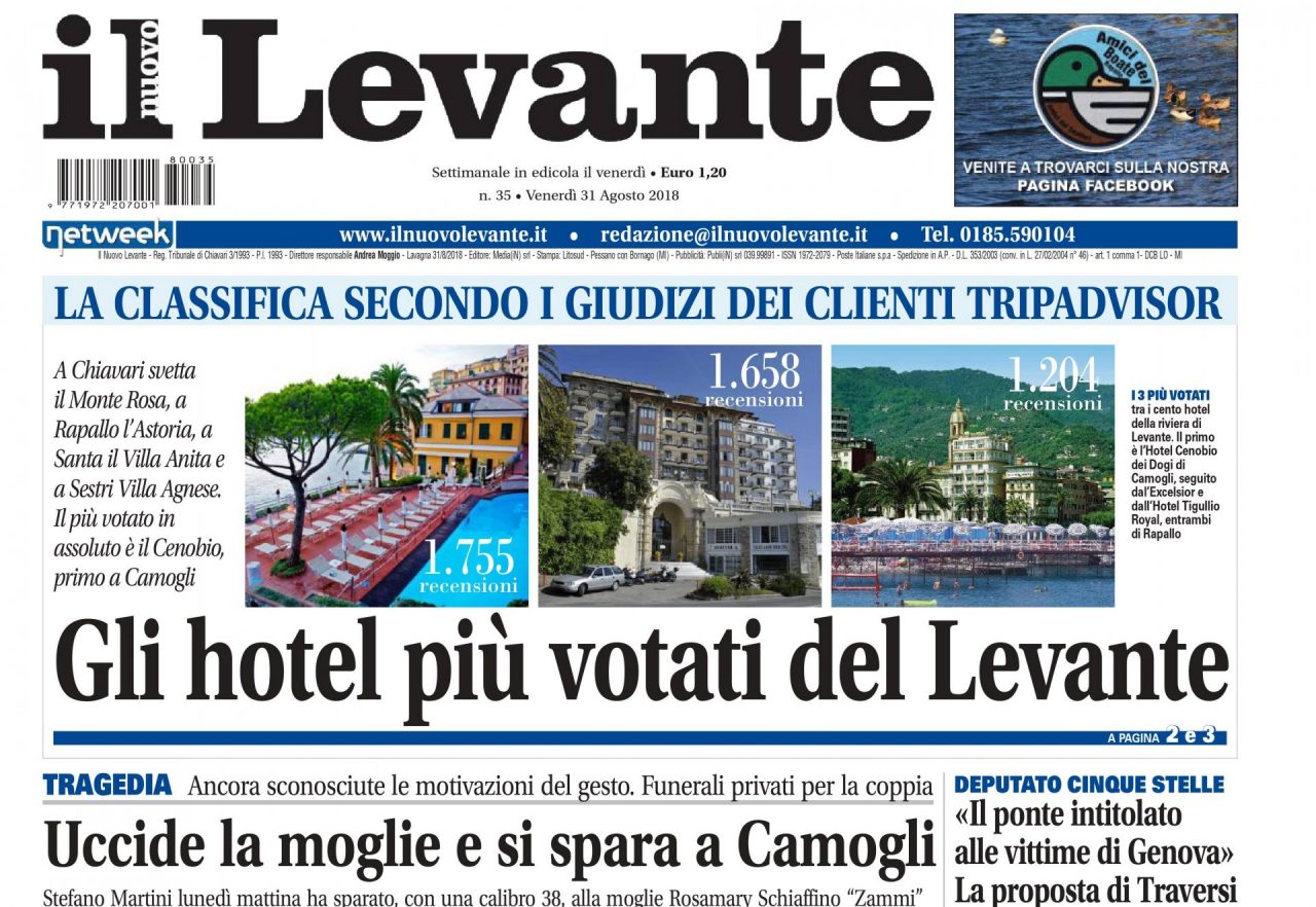 Inchieste, approfondimenti e interviste su Il Nuovo Levante da oggi in edicola