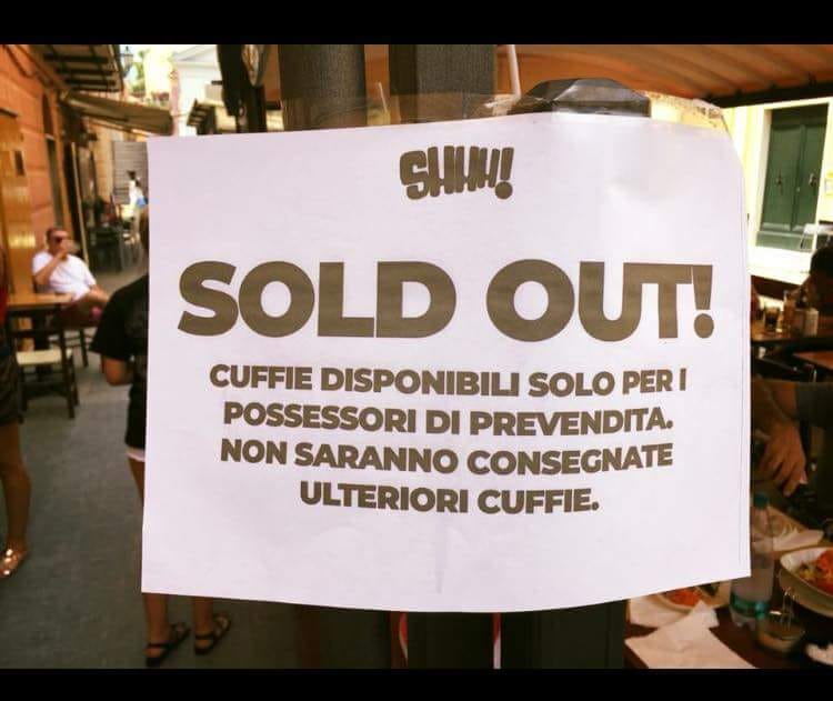 Silent Disco – già sold out le cuffie