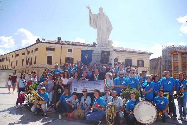 Banda di Rapallo in trasferta a Norcia