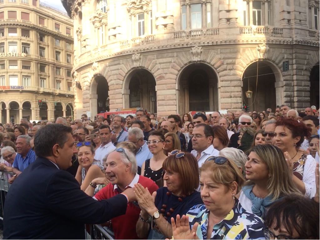 Crollo Morandi, Toti: “Entro settembre inizio demolizione”