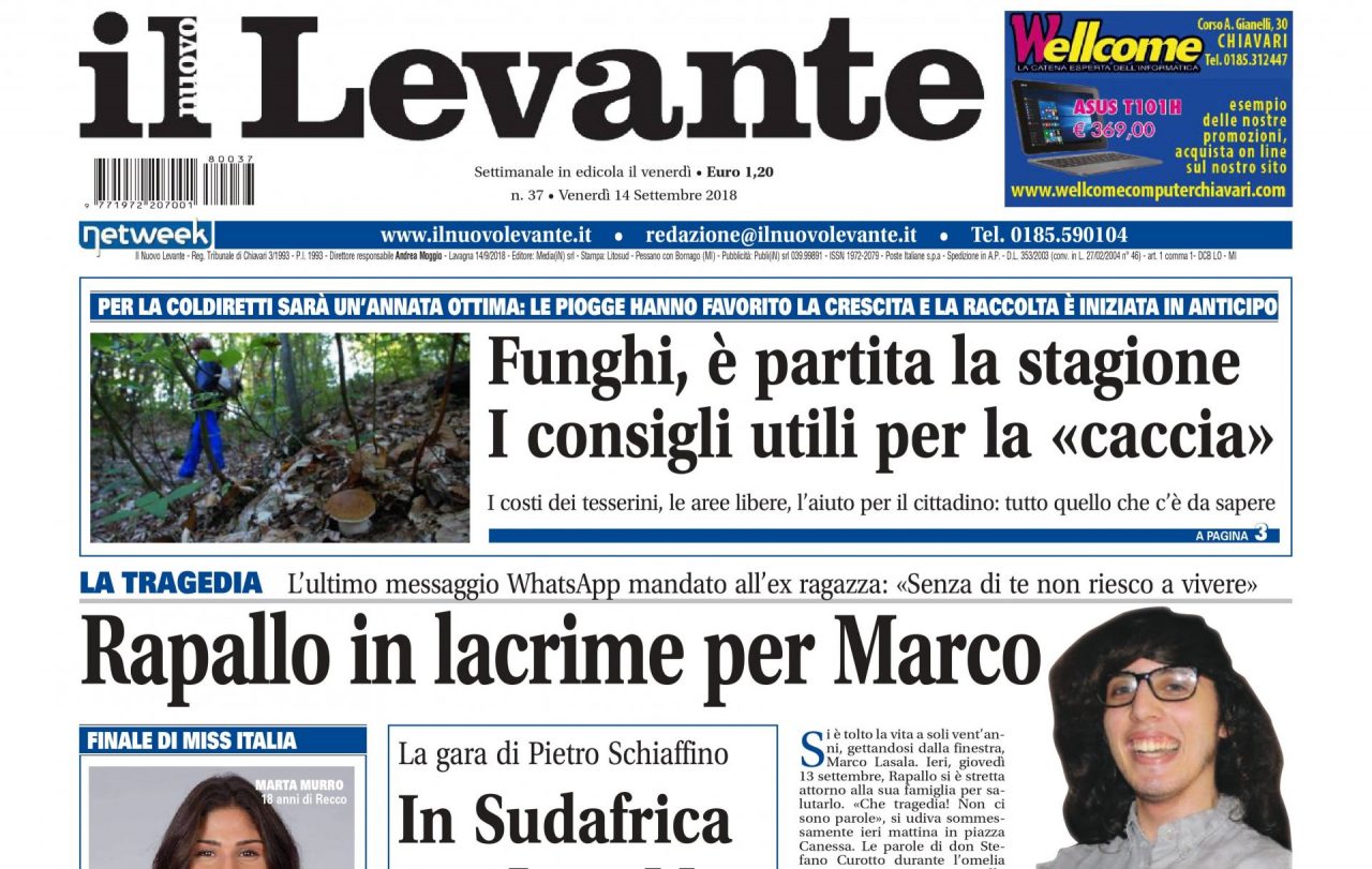 Inchieste, approfondimenti e interviste su Il Nuovo Levante da oggi in edicola