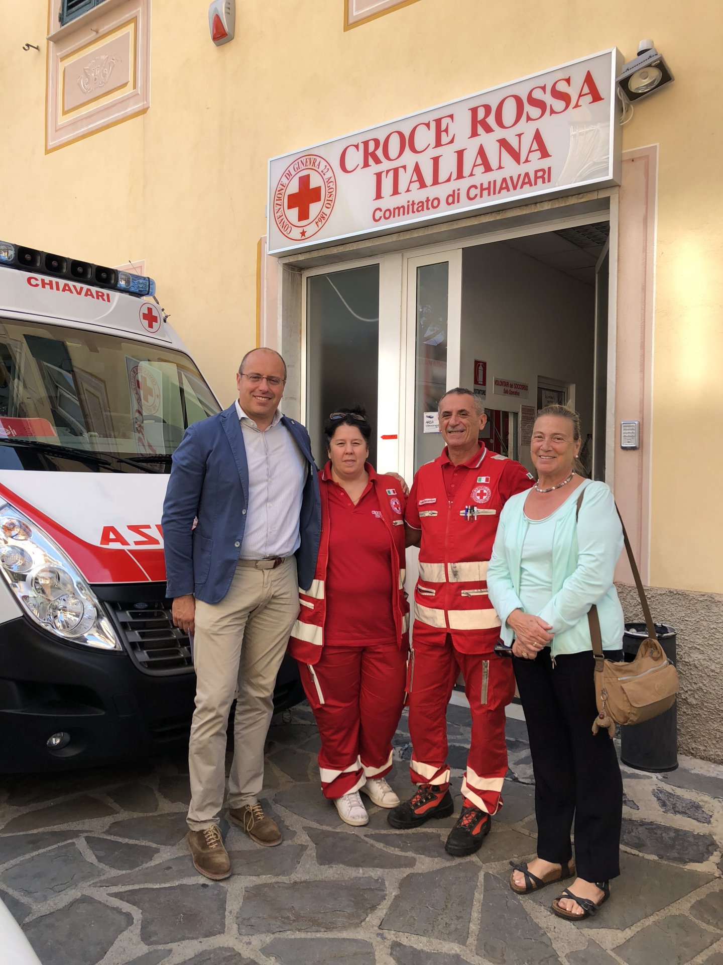 Chiavari Di Capua visita alla Croce Rossa 3