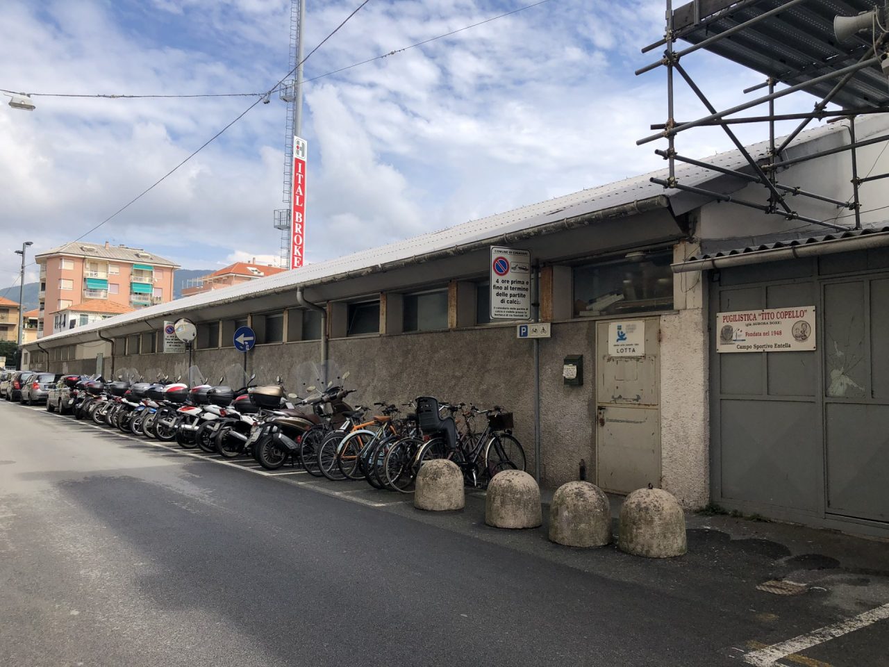 Restyling delle palestrine di Via Gastaldi: progetto preliminare